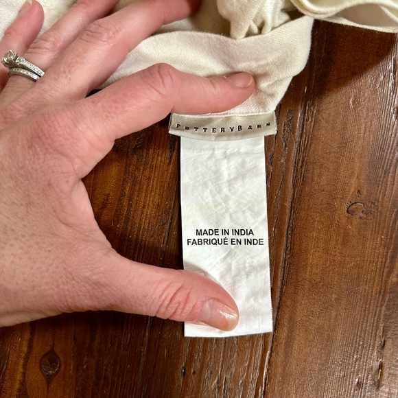 Pottery Barn Embroidered Floral Pillow Cover - 24 x 24 - fall - Picture 6 of 7